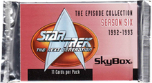 Star Trek: The Next Generation Season 6 Factory Sealed Trading Card Pack