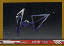 Star Wars Rise Skywalker Ships and Vehicles Parallel Chase Card SV-7 Gold 02/25