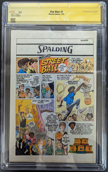 Star Wars #1 (1977) Signed by Howard Chaykin Graded CGC 3.5