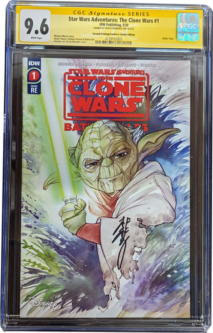 Star Wars Adventures: The Clone Wars #1 Momoko Variant Signed Graded CGC 9.6