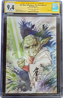 Star Wars Adventures: The Clone Wars #1 Momoko Virgin Variant Signed Graded CGC 9.4