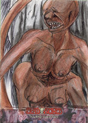 Deadworld Sketch Card by MJ San Juan