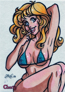 Cherry Series 3 Sketch Card by Ana Sanchez V2