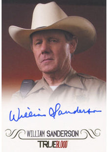 True Blood Archives Autograph Card by William Sanderson as Sheriff Bud Dearborne