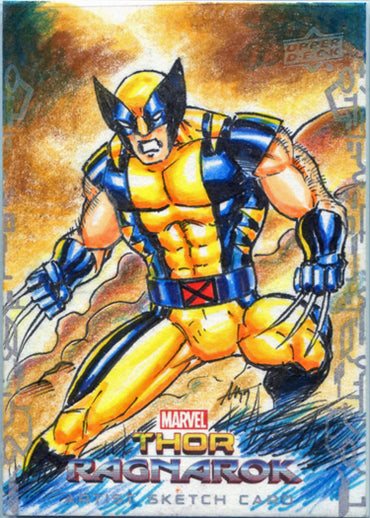 Thor Ragnarok Movie Art Sketch Card by Sherwin Santiago of Wolverine