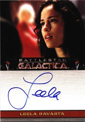Battlestar Galactica Season 4 Autograph Card by Leela Savasta as Tracey Anne