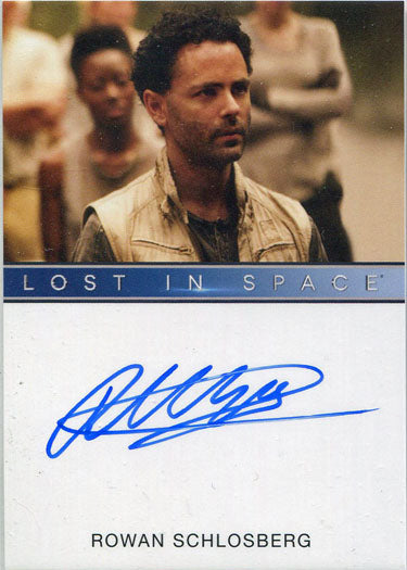 Netflix Lost in Space Season 1 Autograph Card Rowan Schlosberg as Connor FB