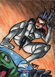 Galaxgals Eradication Tony Scott Sketch Card Ver. 3