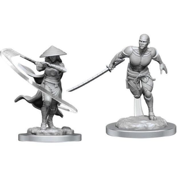 Magic The Gathering Unpainted Minis: Kaito Shizuki & The Wanderer