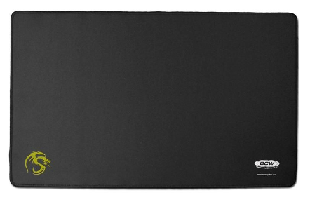 Playmat with Stitched Edging - Black