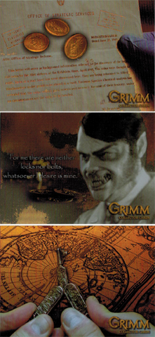 Grimm 2013 Grimm Secrets Foil Complete 3 Card Chase Set