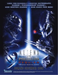 Aliens vs. Predator Requiem Trading Card Sell Sheet