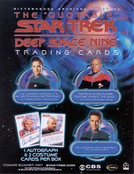 Quotable Star Trek Deep Space Nine Trading Card Sell Sheet