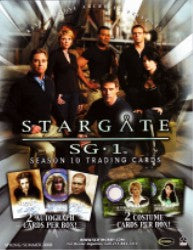Stargate SG-1 Season 10 Trading Card Sell Sheet