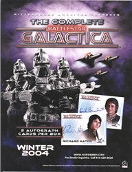 Complete Battlestar Galactica Trading Card Sell Sheet