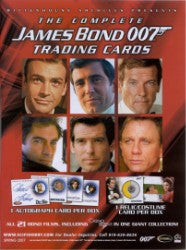 Complete James Bond Trading Card Sell Sheet