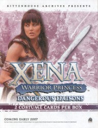 Xena Dangerous Liaisons Trading Card Sell Sheet