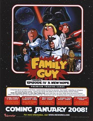 Family Guy Episode IV Trading Card Sell Sheet