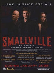 Smallville Season 6 Trading Card Sell Sheet
