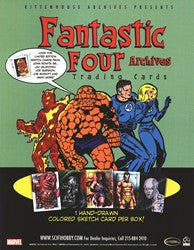 Fantastic Four Archives Trading Card Sell Sheet