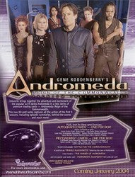 Andromeda: Reign of the Commonwealth Trading Card Sell Sheet