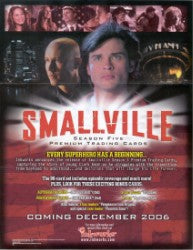 Smallville Season 5 Trading Card Sell Sheet