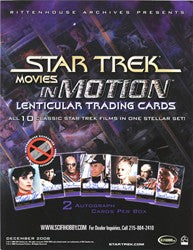 Star Trek Movies In Motion Trading Card Sell Sheet