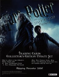 Harry Potter Half-Blood Prince Update Trading Card Sell Sheet