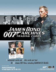 James Bond Archives Trading Card Sell Sheet