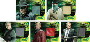 Green Hornet Movie Series 2 Relic Costume 5 Card Factory Set