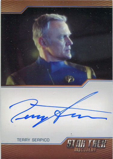 Star Trek Discovery Season 1 Autograph Card Terry Serpico as Brett Anderson