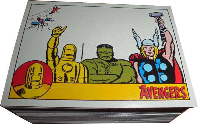 Marvel Avengers Silver Age Complete 100 Card Base Set