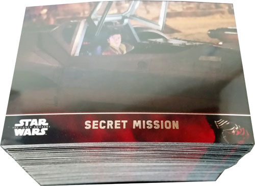 Star Wars Force Awakens Chrome Complete 100 Card Base Set