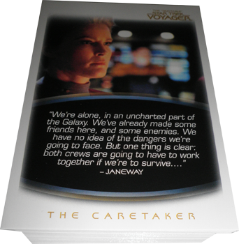 Quotable Star Trek Voyager Complete 72 Card Base Set