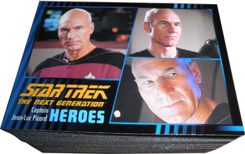 Star Trek TNG Heroes & Villains Complete 100 Trading Card Base Set