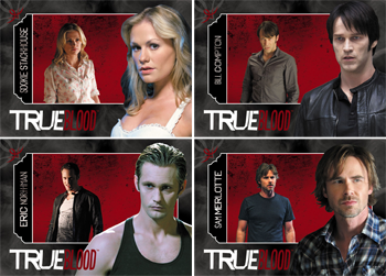 True Blood Premiere Edition Shadowbox Complete 4 Card Chase Set