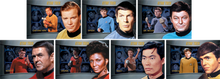 Star Trek TOS Heroes & Villains Shadowbox Complete 7 Card Chase Set