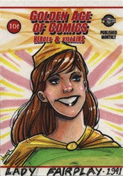 Golden Age of Comics Brian Shearer Sketch Card