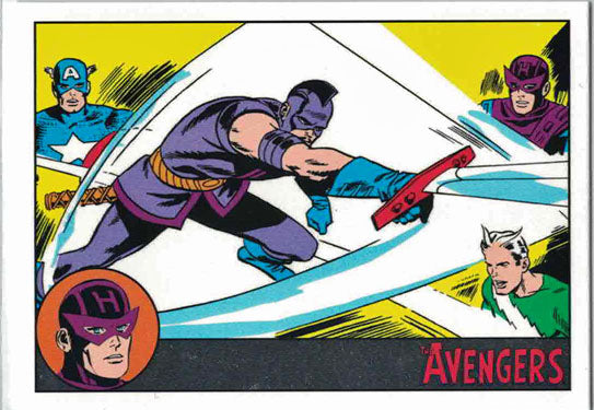 Marvel Avengers Silver Age 20 Silver Parallel Chase Card 027/100
