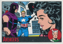 Marvel Avengers Silver Age 22 Silver Parallel Chase Card 046/100