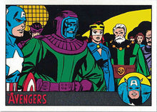 Marvel Avengers Silver Age 24 Silver Parallel Chase Card 034/100