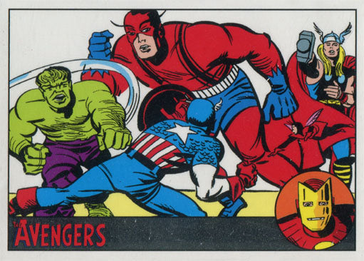 Marvel Avengers Silver Age 5 Silver Parallel Chase Card 051/100