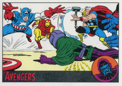 Marvel Avengers Silver Age 8 Silver Parallel Chase Card 079/100