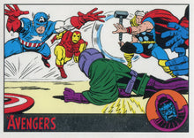 Marvel Avengers Silver Age 8 Silver Parallel Chase Card 079/100