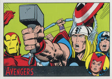Marvel Avengers Silver Age 99 Silver Parallel Chase Card 069/100
