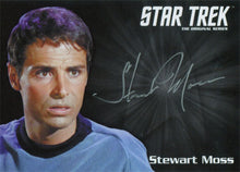 Star Trek TOS 50th Anniversary Autograph Silver Stewart Moss as Joe Tormolen
