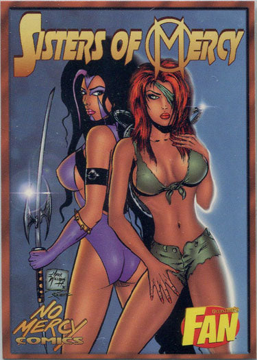 No Mercy Sisters of Mercy Promo Card from Fan Magazine