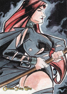 Grimm Fairy Tales 2016 SDCC Sketch Card Barush Merling DE 2/3