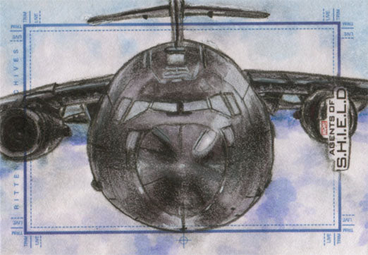 Marvel Agents of SHIELD Season 2 Sketch Card by Adam and Bekah Cleveland