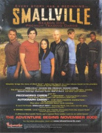 Smallville Season 1 Trading Card Sell Sheet
